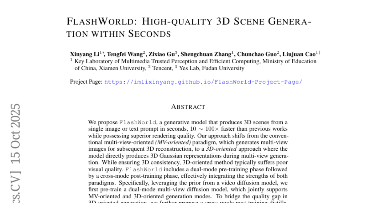 Method overview: a dual-mode multi-view latent diffusion model distilled across generation modes.